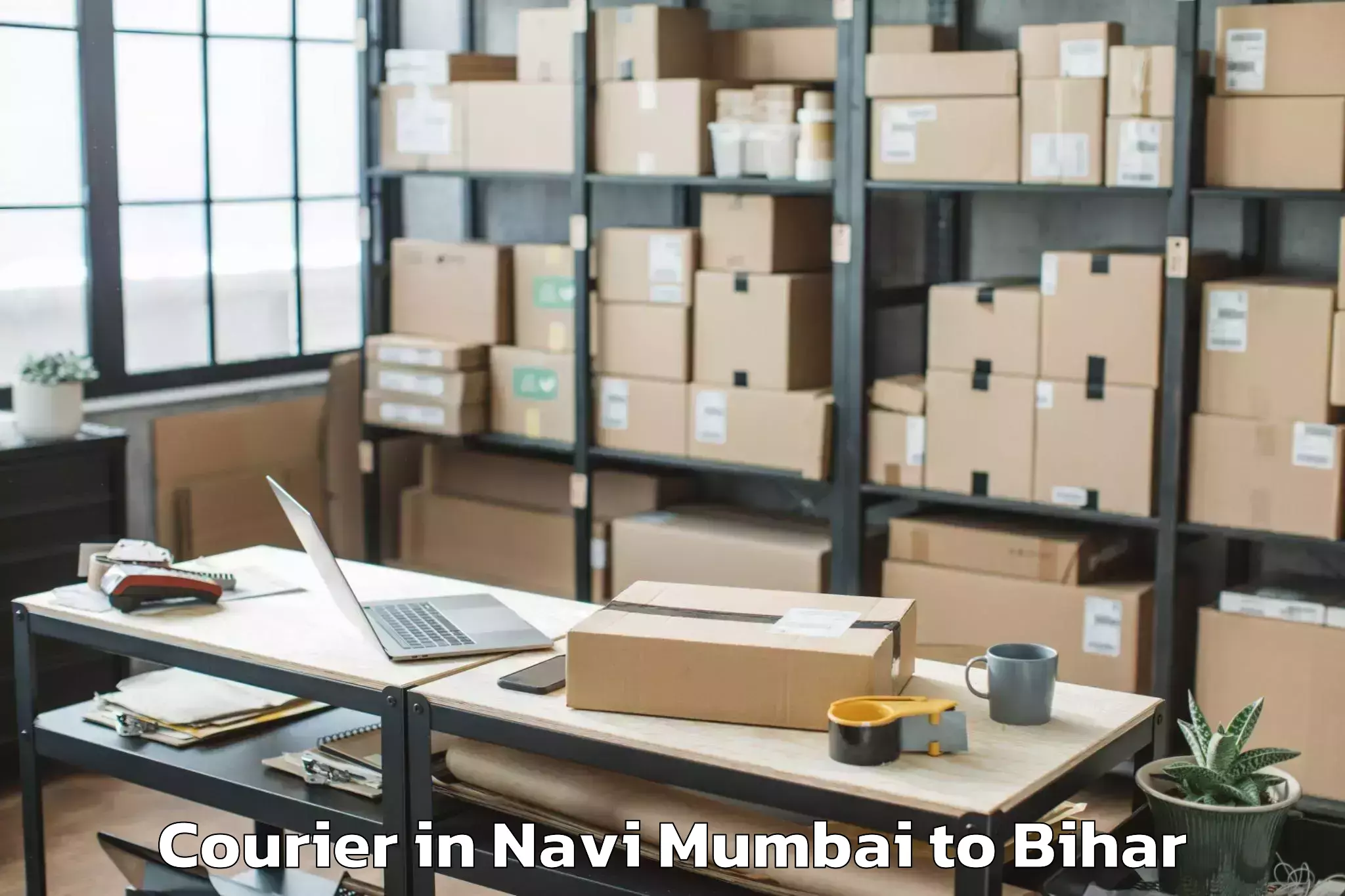 Easy Navi Mumbai to Mohania Courier Booking